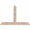 Ekena Millwork Portland Smooth Timber Gable Bracket, Douglas Fir, 60"W x 40"H x 5 1/2"D x 5 1/2"F, 16/12 Pitch GBW060X40X0606POR00SDF - alternate 1